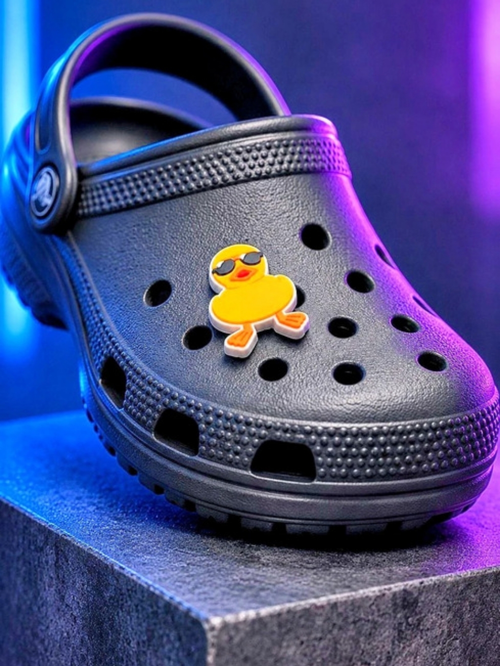 Yellow Duck Croc Shoe Charm Sunglasses Cool Rubber Ducky Jibbitz Style